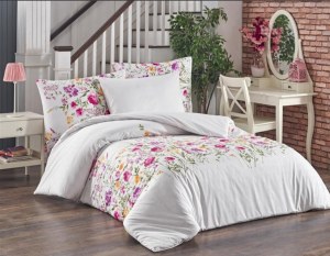 Fabricant de linge de maison Parure Housse de couette + 2 taies d'oreiller