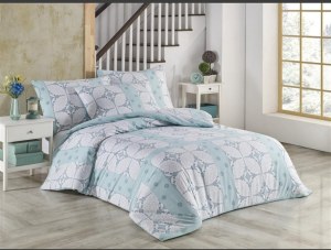 Fabricant de linge de maison Parure Housse de couette + 2 taies d'oreiller