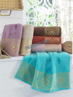 LOT SERVIETTES 100 % COTON