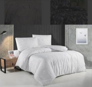 Fabricant de linge de maison Parure Housse de couette + 2 taies d'oreiller