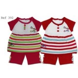 Grossiste ensemble bébé Fille 6/24 mois été 2015