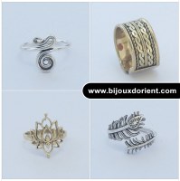 Fournisseur en bagues plaquées argent et laiton