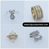 Fournisseur en bagues plaquées argent et laiton