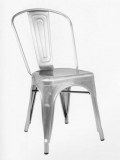Importateur grossite chaise metal argent