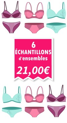 Déstockage ensembles soutiens-gorges + bas