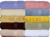 LOT SERVIETTES DE BAIN 100 % COTON