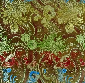 Tissu de brocart au broderie fine - Vente tissus en gros ou moyen quantité (G138)