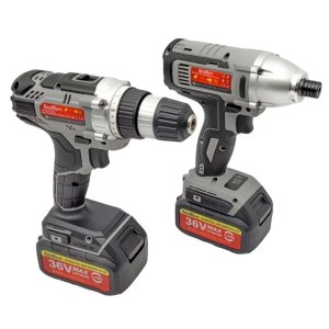 PACK PERCEUSE / VISSEUSE À CHOCS KRAFTMULLER PROFESSIONAL 36V LI-ION (2 X 3,0 AH)
