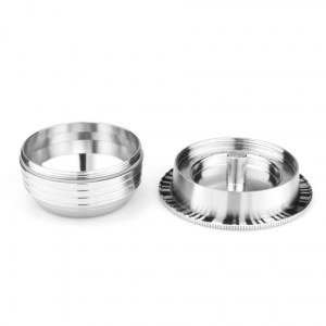 Capsule Nespresso Vertuoline rechargeable en inox