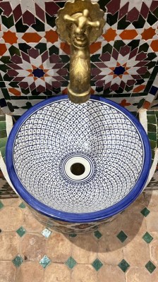 Unlacquered brass faucet