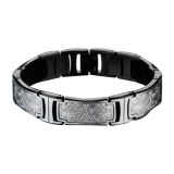 BRACELET ESTAMPE D'ART EN ACIER FRAPPÉ 30 FOIS HBBR1503