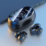 Écouteurs Bluetooth Sans Fil en Clip d'Oreille avec Etui de Chargement et Affichage Num...
