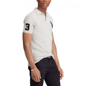 Lot de 5 Polos Gris RALPH LAUREN