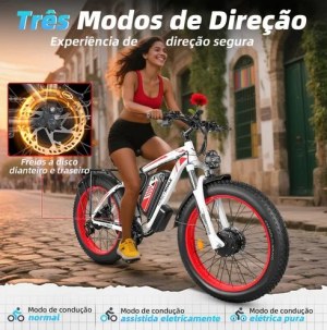 Vélo électrique Honeywhale BK08 pour adultes, 1 050 W 2, 21 vitesses, vitesse maximale...