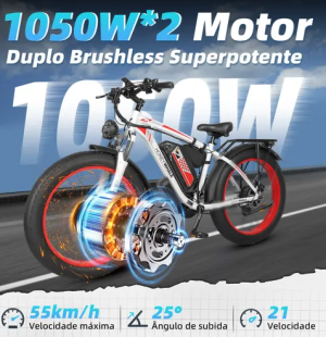 Vélo électrique Honeywhale BK08 pour adultes, 1 050 W 2, 21 vitesses, vitesse maximale...