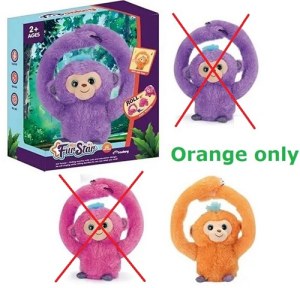 HOT FUR STAR ROLLING MONKEY AVEC SON 17X21,5CM