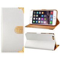 Etui croco avec strass pour iphone et samsung