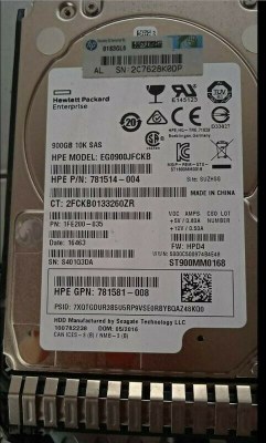 HP Proliant DL360 Gen9 G9 2x 2.4GHz E5-2630v3 16-Core 64GB RAM 4 x HP 900GB 10K