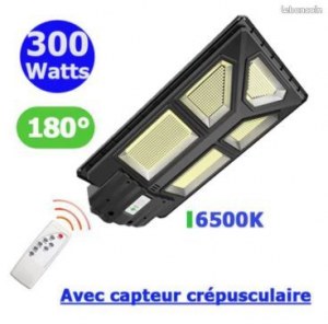 Grossiste / déstockage matériel éclairage solaire et photovoltaïque NEUF idéal revente...