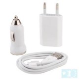 Kit de Chargement 3 en 1 pour iPhone 4/4S/3G/3GS/iPod (Prise EU)