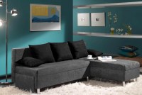 Canapé d'angle convertible modulable