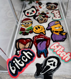 Tapis tuftés/imprimés personnalisés avec le logo de votre entreprise