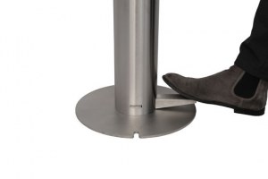 Distributeur de gel hydroalcoolique sans contact et sécurisé