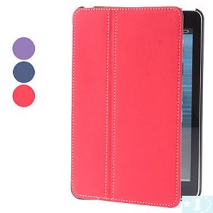 Peau Tissu Cuir PU Case avec support pour iPad mini