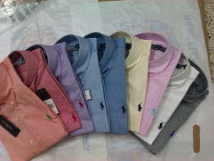 Lot chemise ralph lauren oxford