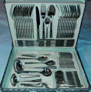 Recherche lot ménagères 72 pièces.