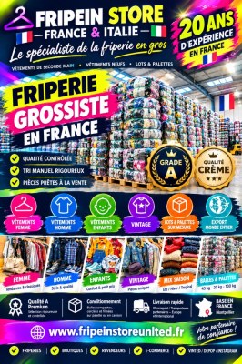 FRIPEIN STORE UNITED GROSSISTE INTERNATIONNAL N°1 EUROPE