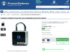 DESTOCKAGE Quincaillerie Cadenas / Antivol MASTER LOCK
