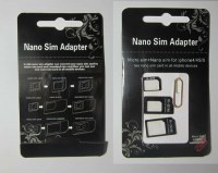 Adaptateur 4 en 1 nano sim / nano micro/ micro sim