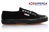 Superga noir homme femme