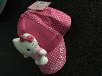 Lots de casquette peluche hello kitty