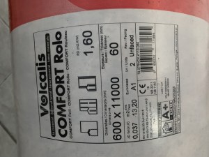 LAINE MINERALE pour isolation