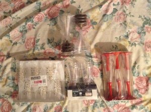 Flute de champagne jetable