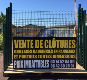 Déstockage CLÔTURES EN PANNEAUX GRILLAGES RIGIDES