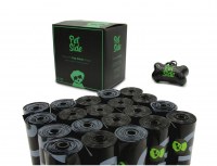 Sacs pour déjection canines biodégradables parfumés lavande - 160 boites de 300 - Porte...