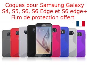 Coque / housse / étui / protection / cover silicone TPU gel semi-rigide de type S line...