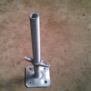 Socle fixe réglable, base échafaudage