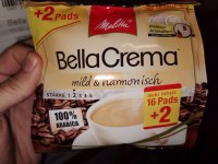 Paquets de dosettes café Melitta Bella Crema