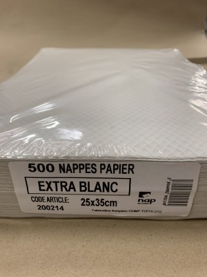 SERVIETTES ET NAPPAGES NON TISSEES
