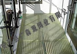 Platform steel grating