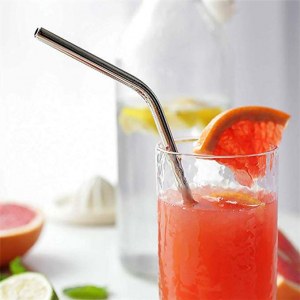 SET DE PAILLES EN MÉTAL ARGENT MSS-100