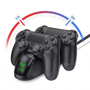STATION DE RECHARGE POUR 2 PADS PS4 CS-02