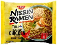 Nouilles Ramen Nissin Thaï Roasted Chicken - lot palette déstockage Prix : 250 €