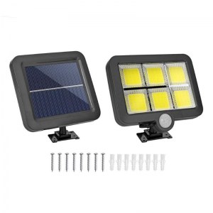 LAMPE EXTERNE AVEC PANNEAU SOLAIRE 120 LED BG-105