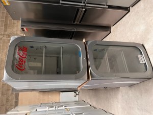 LOT DE FRIGO VITRE