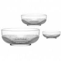 Set de 3 saladiers en verre "Nagoya"
